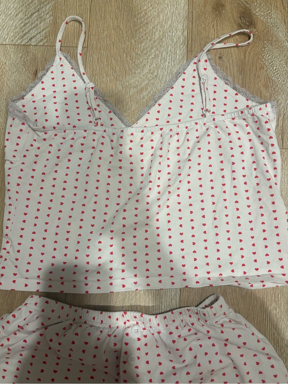 Heart pattern PJs - Picture 3 of 5